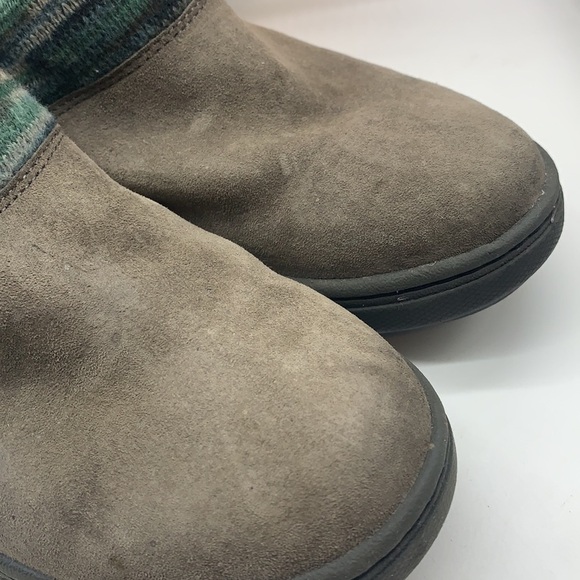 Dansko Gray Blue Green Sweater Top Mule Clog Sz 38. DAN0196B - Picture 3 of 11